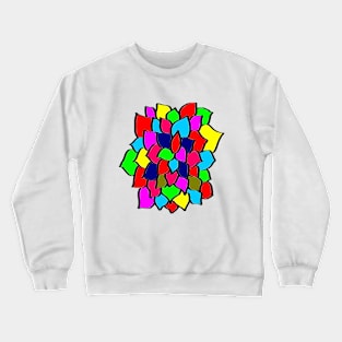 Rainbow Flower Crewneck Sweatshirt